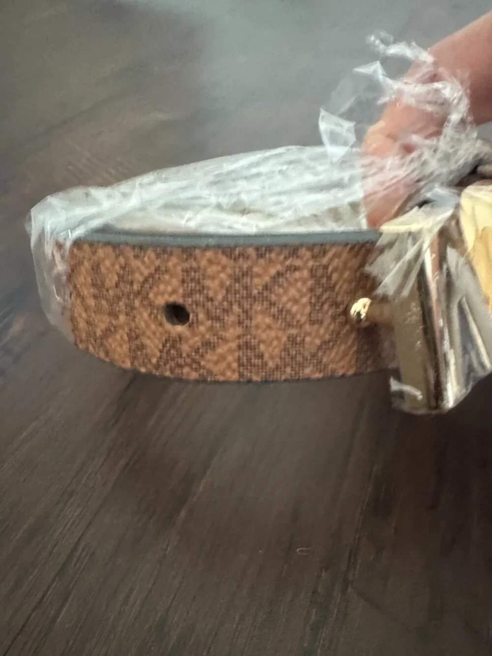 Michael Kors Womens Logo Belts Gold Hardwear Large NWT Bundle